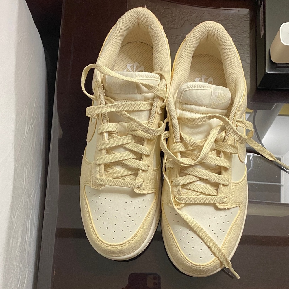 Nike Cream Sneakers with White Accents